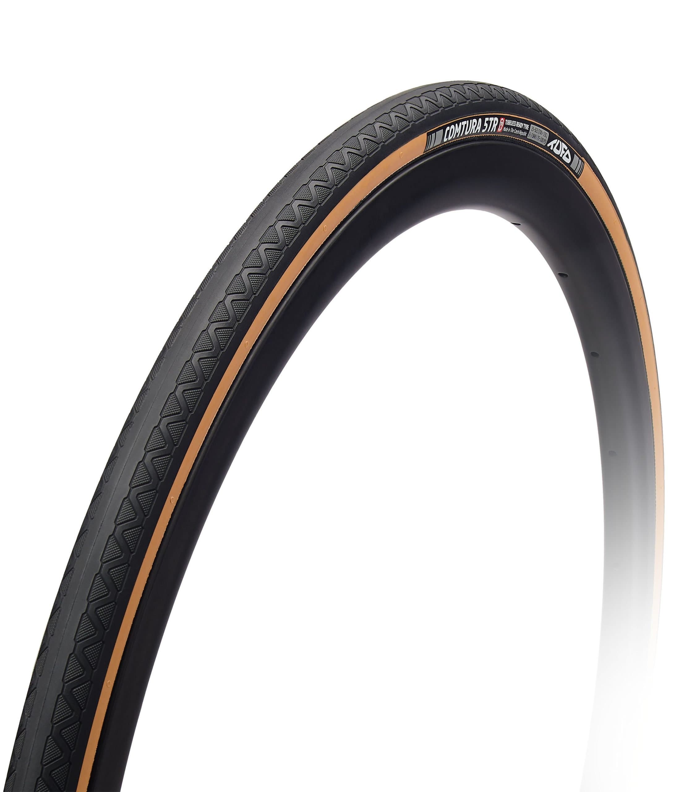 Llanta Ruta TUFO COMTURA 5TR 28-622 (700×28C) Cara Café Tubeless