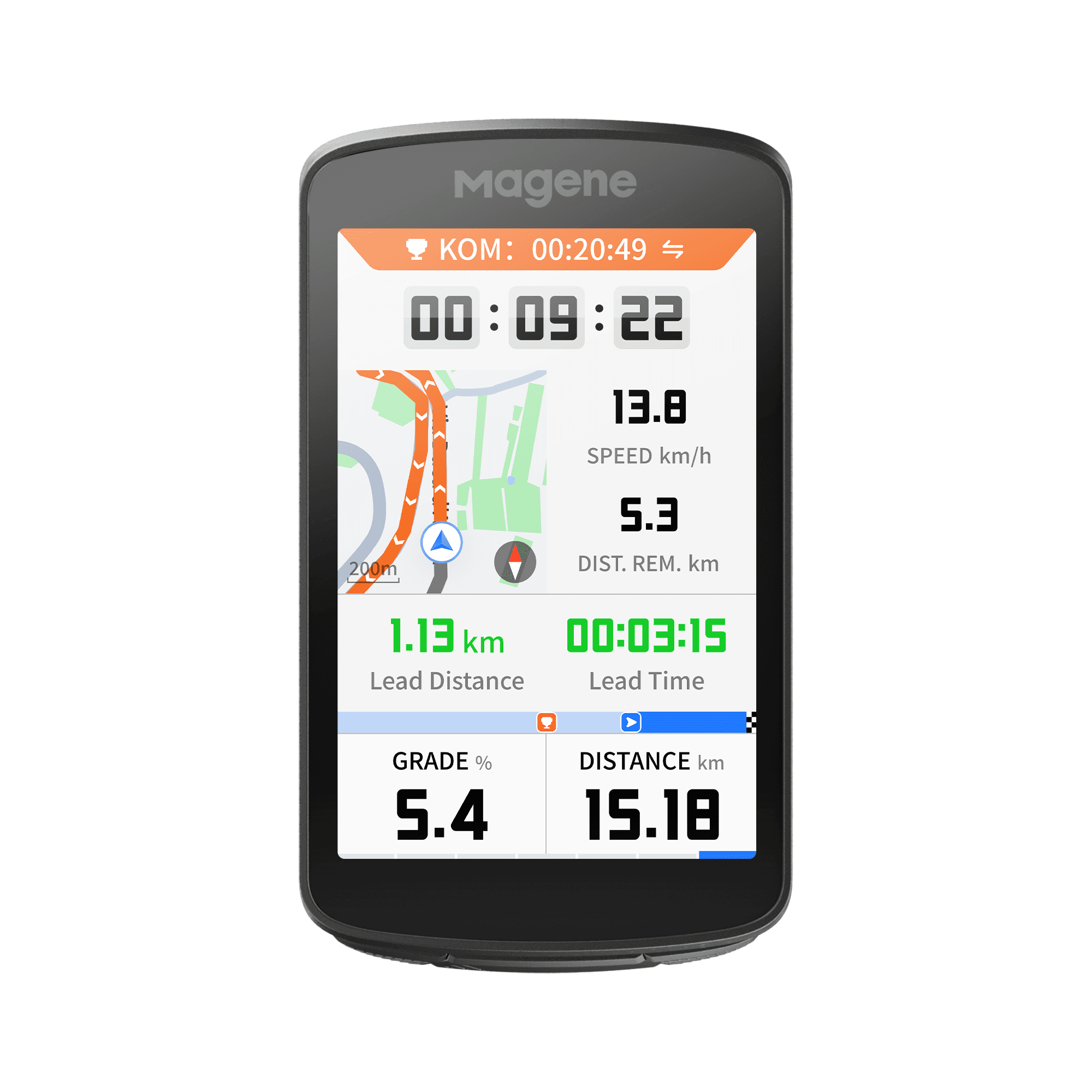 Ciclocomputador GPS Inteligente Magene C706 miniatura 4