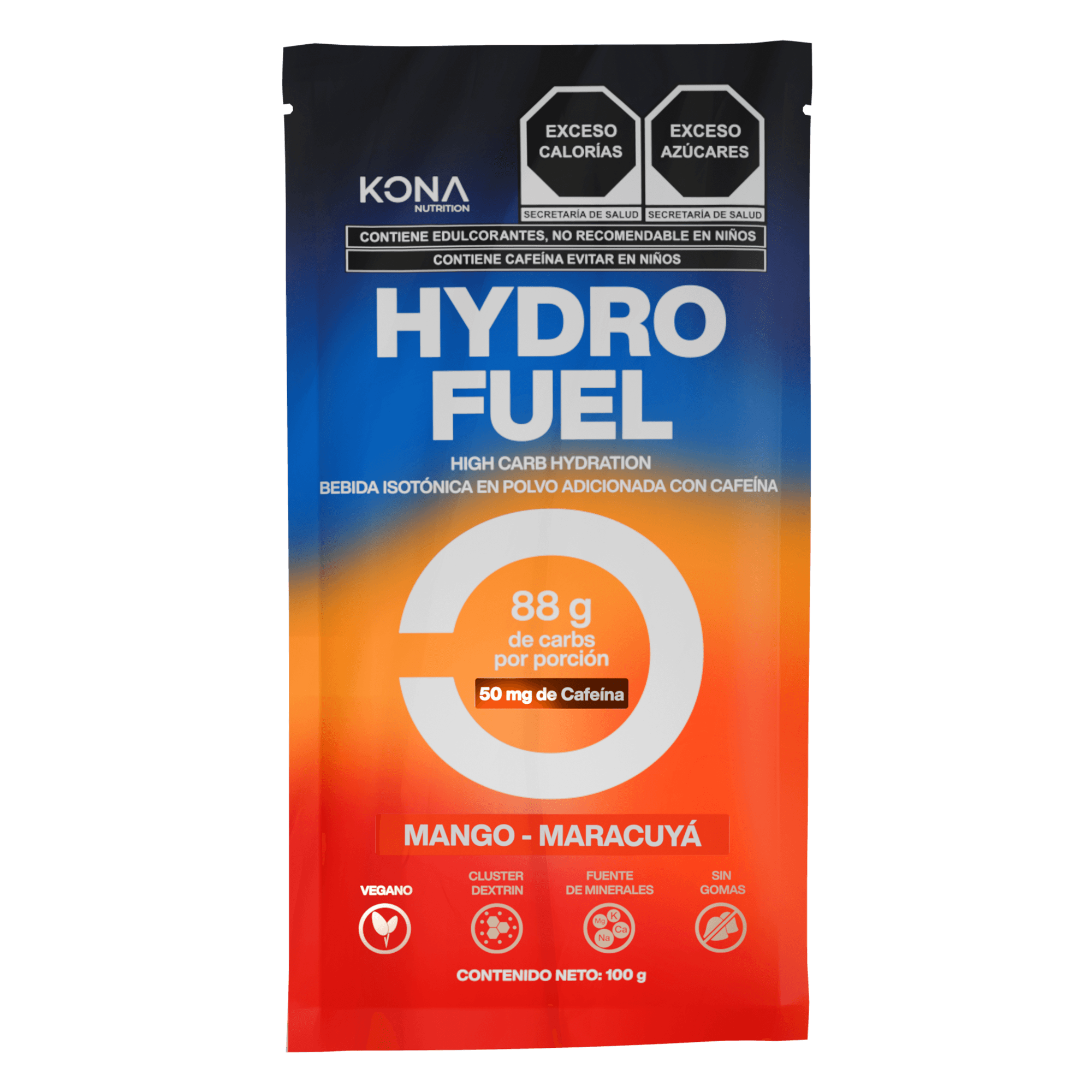Hydrofuel Cafeina 89g Carbs