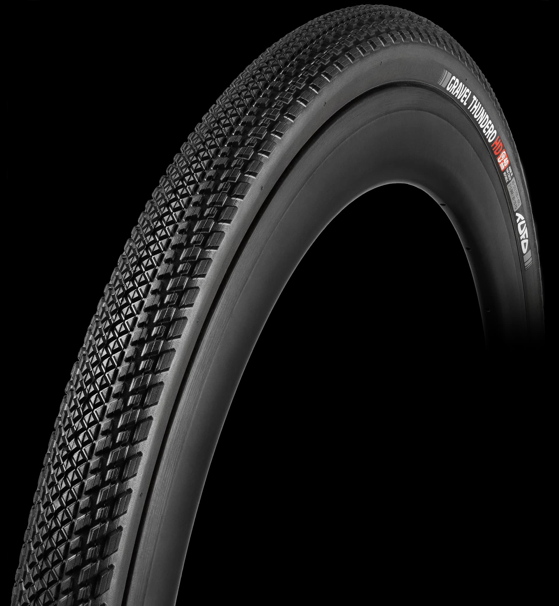 Llanta TUFO de Gravel Thundero HD 44-622 (700x44C) Tubeless Negra - 1